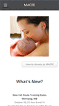 Mobile Screenshot of manitobachildbirth.com